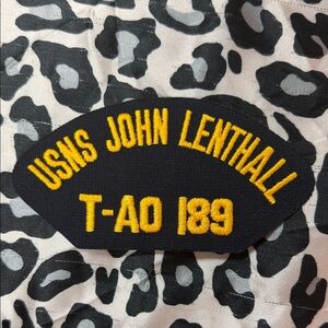 USNS John Lenthall embroidered naval Patch